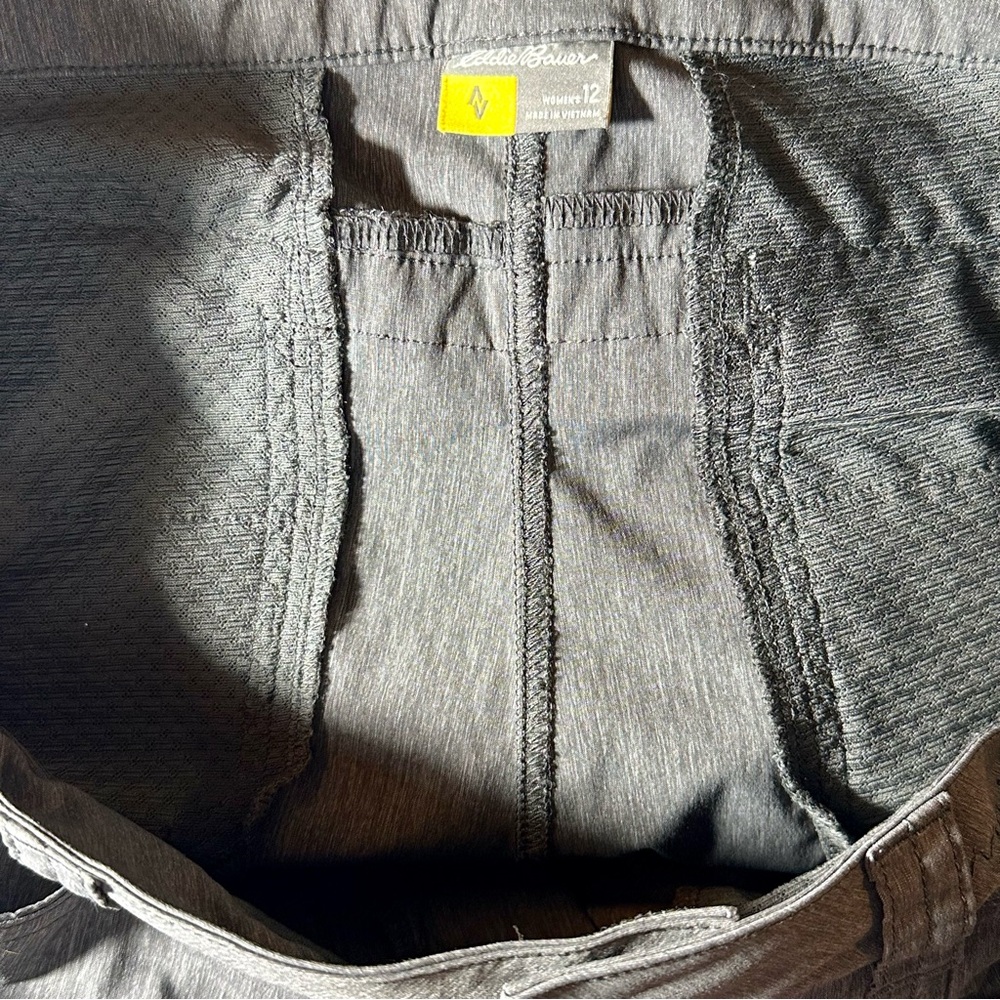 Eddie Bauer Horizon Roll Up Travex Straight Leg Pants Sz 12 - Picture 9 of 14